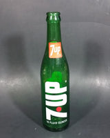 Vintage 1970s 7-UP Soda Beverage 10 Fluid Ounces Green Glass Bottle - Treasure Valley Antiques & Collectibles