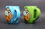 Vintage Ride The Ducks Land & Lake Tour Branson Missouri Blue & Green Ceramic Mugs - Treasure Valley Antiques & Collectibles