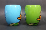 Vintage Ride The Ducks Land & Lake Tour Branson Missouri Blue & Green Ceramic Mugs - Treasure Valley Antiques & Collectibles