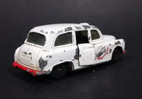 1985-1986 Matchbox Mattel Coca-Cola Coke Taxi FX4R with Suicide Doors Diecast Toy Car - Treasure Valley Antiques & Collectibles