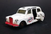 1985-1986 Matchbox Mattel Coca-Cola Coke Taxi FX4R with Suicide Doors Diecast Toy Car - Treasure Valley Antiques & Collectibles