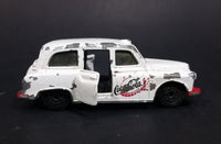 1985-1986 Matchbox Mattel Coca-Cola Coke Taxi FX4R with Suicide Doors Diecast Toy Car - Treasure Valley Antiques & Collectibles