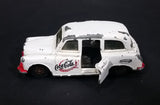 1985-1986 Matchbox Mattel Coca-Cola Coke Taxi FX4R with Suicide Doors Diecast Toy Car - Treasure Valley Antiques & Collectibles