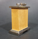 Sina Quartz Miniature Wood and Metal Case Miniature Carriage Clock - Treasure Valley Antiques & Collectibles