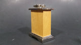 Sina Quartz Miniature Wood and Metal Case Miniature Carriage Clock - Treasure Valley Antiques & Collectibles