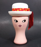 Vintage Avon Pink Miss Lollypop Red Ribbon White Hat Cologne Mist - Empty Perfume Bottle - Treasure Valley Antiques & Collectibles