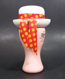 Vintage Avon Pink Miss Lollypop Red Ribbon White Hat Cologne Mist - Empty Perfume Bottle - Treasure Valley Antiques & Collectibles