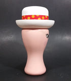 Vintage Avon Pink Miss Lollypop Red Ribbon White Hat Cologne Mist - Empty Perfume Bottle - Treasure Valley Antiques & Collectibles