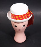 Vintage Avon Pink Miss Lollypop Red Ribbon White Hat Cologne Mist - Empty Perfume Bottle - Treasure Valley Antiques & Collectibles