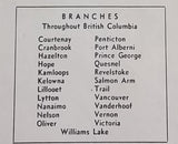1930s C.A.A. A.A.A. Automobile Clubs Highway Map of British Columbia, Northern Washington, Idaho, Montana - Treasure Valley Antiques & Collectibles