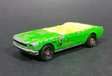 2000 Hot Wheels '65 Mustang Convertible Classic Rock Lime Green Die Cast Toy Car Vehicle - Treasure Valley Antiques & Collectibles