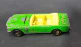 2000 Hot Wheels '65 Mustang Convertible Classic Rock Lime Green Die Cast Toy Car Vehicle - Treasure Valley Antiques & Collectibles