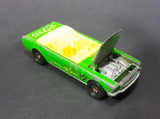 2000 Hot Wheels '65 Mustang Convertible Classic Rock Lime Green Die Cast Toy Car Vehicle - Treasure Valley Antiques & Collectibles