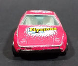 1980s Yatming Hot Pink Porsche 928 Flystone #34 Super Runner Die Cast Toy Car No. 1034 - Treasure Valley Antiques & Collectibles