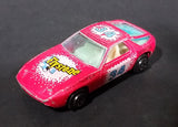 1980s Yatming Hot Pink Porsche 928 Flystone #34 Super Runner Die Cast Toy Car No. 1034 - Treasure Valley Antiques & Collectibles