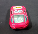 1980s Yatming Hot Pink Porsche 928 Flystone #34 Super Runner Die Cast Toy Car No. 1034 - Treasure Valley Antiques & Collectibles