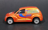 2002 Hasbro Maisto Tonka Orange Grinders Skate Team Chrysler Panel Cruiser Diecast Toy Car - Treasure Valley Antiques & Collectibles