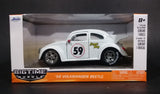 Jada Big Time Muscle 1959 Volkswagen Beetle White '59 "Super Bug" Die Cast Toy Car - Treasure Valley Antiques & Collectibles