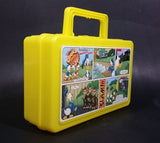 Vintage Disney's Cook'd Up Comics Donald Duck The Monkey's Uncle Yellow Plastic Pencil Case - Treasure Valley Antiques & Collectibles