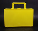 Vintage Disney's Cook'd Up Comics Donald Duck The Monkey's Uncle Yellow Plastic Pencil Case - Treasure Valley Antiques & Collectibles