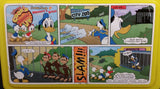 Vintage Disney's Cook'd Up Comics Donald Duck The Monkey's Uncle Yellow Plastic Pencil Case - Treasure Valley Antiques & Collectibles