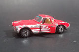 1980s Yatming Red 1957 Chevrolet Corvette w/ Opening Doors Diecast Toy Car No. 1079 - Treasure Valley Antiques & Collectibles