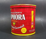 Vintage Douwe Egberts Amphora Pipe Tobacco Extra Mild Cavendish 12oz Red Tin Can - Empty - Treasure Valley Antiques & Collectibles