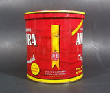Vintage Douwe Egberts Amphora Pipe Tobacco Extra Mild Cavendish 12oz Red Tin Can - Empty - Treasure Valley Antiques & Collectibles