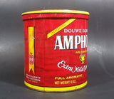 Vintage Douwe Egberts Amphora Pipe Tobacco Extra Mild Cavendish 12oz Red Tin Can - Empty - Treasure Valley Antiques & Collectibles