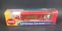 1996 Ertl Coca-Cola Coke Santa Claus Christmas Caravan Semi Tractor Trailer Diecast Toy Car - Treasure Valley Antiques & Collectibles
