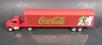 1996 Ertl Coca-Cola Coke Santa Claus Christmas Caravan Semi Tractor Trailer Diecast Toy Car - Treasure Valley Antiques & Collectibles
