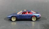 1994 Hot Wheels BMW 850i Metallic Dark Blue Die Cast Toy Car Vehicle