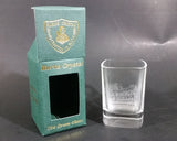 Burns Crystal Handcrafted in Scotland Coventry Etched "The Dram Glass" Crystal Shot Glass - Treasure Valley Antiques & Collectibles