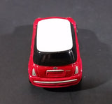 2010 Maisto Fresh Metal Mini Cooper Red with White Roof Die Cast Toy Car - Treasure Valley Antiques & Collectibles