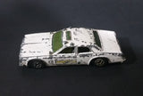 1977 Hot Wheels Solid White Police Car 12 with Yellow Logo Diecast Toy Car - Rare Version - Treasure Valley Antiques & Collectibles