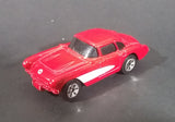 Maisto 1957 Chevrolet Corvette Red With White Stripe Die Cast Toy Car - Treasure Valley Antiques & Collectibles