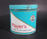 Vintage 1980s Blue Player's Navy Cut Cigarette Tobacco 200g Tin Can with Lid - Empty - Treasure Valley Antiques & Collectibles