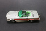 1980 Majorette Mercedes 350 SL Convertible Silver Grey with Red Stripes Die Cast Toy Car - Treasure Valley Antiques & Collectibles
