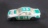 1980s Yatming Chevrolet Lumina Silver & Green #13 Racing Champions No. 1003b Die Cast Toy Car - Treasure Valley Antiques & Collectibles