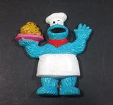 Vintage Muppets Cookie Monster in an Apron and Chef's Hat Fridge Magnet - Sesame Street - Treasure Valley Antiques & Collectibles