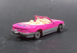 1990s Mercedes Benz SL 500 Convertible Pink River Tour Die Cast Plastic Bottom Toy Car