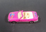 1990s Mercedes Benz SL 500 Convertible Pink River Tour Die Cast Plastic Bottom Toy Car - Treasure Valley Antiques & Collectibles
