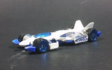 2004 Hot Wheels White and Blue Jet Threat 3.0 Zero-G Die Cast Toy Car - Treasure Valley Antiques & Collectibles