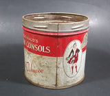 Vintage W.C. Macdonald's British Consols Cigarette Tobacco Red & White Tin Can - No lid - Treasure Valley Antiques & Collectibles