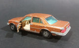 1980s Yatming Brown Bronze Mercedes 450 SL w/ Opening Doors Diecast Toy Car No. 1061 - Treasure Valley Antiques & Collectibles