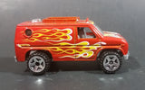 2009 Hot Wheels 1977 Baja Breaker Ford Econoline Van Metalflake Red Die Cast Toy Vehicle - Treasure Valley Antiques & Collectibles
