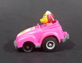 1985 McDonald's Happy Meal Fast Macs Birdie Character Pink Pull Back Toy Car Vehicle - Treasure Valley Antiques & Collectibles