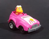 1985 McDonalds Happy Meal Fast Macs Birdie Character Pink Pull Back Toy Car - Treasure Valley Antiques & Collectibles