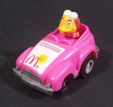 1985 McDonald's Happy Meal Fast Macs Birdie Character Pink Pull Back Toy Car Vehicle - Treasure Valley Antiques & Collectibles
