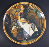 1983 Norman Rockwell Lady "Dreaming In The Attic" Bradex Knowles Collector Plate - Treasure Valley Antiques & Collectibles
